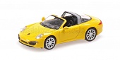 1:87 PORSCHE 911 991 Targa Cabriolet Open (2014), Yellow - 870068040