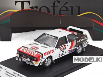 1:43 AUDI Quattro (night Version) N 2 Winner Rally Scottish (1982) Hannu Mikkola - Arne Hertz, White Red - TRFRRUK111