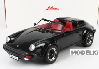 1:12 PORSCHE 911 Speedster Cabriolet Open 1989, Black - 450670600