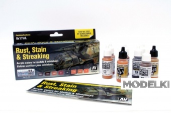 Набор Model Air Rust, Stain & Streaking (8цв.) - 70183