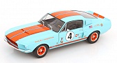 1:18 FORD Shelby Mustang GT500 №4 Gulf Racing Tribute (1967) - S1802911