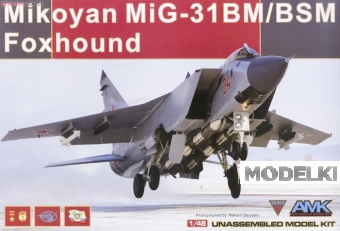 1:48 Сборная модель Mikoyan MIG-31 Foxhound - 88003