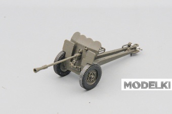 1:43 Пушка Hotchkiss 25 мм, Франция, хаки ( в походном положении) - ds121-2