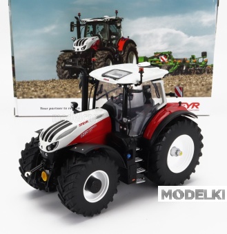 1:32 STEYR 6280 Absolut Cvt Tractor (2022), Red White - UH6464