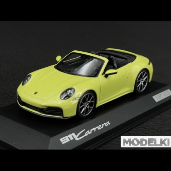 1:43 PORSCHE 911 992-2 Carrera Cabriolet Open (2024), Cartagena Yellow - WAP0200220SCPE