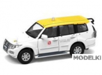 1:64 MITSUBISHI Pajero EMSD (2015), white / yellow - ATC65026