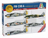 1:48 Сборная модель Самолет FW 190 A “German Aces” - 2693-X1