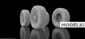 1:35 Тайфун-ВДВ, колеса Michelin под нагрузкой, 4 шт. - AM3623