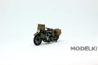 1:43 WLA-42 мотоцикл милиции 1947 г - wlamil
