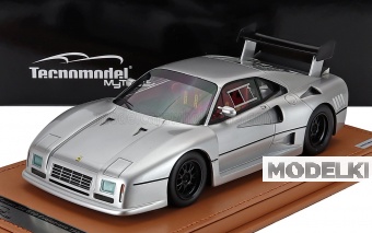 1:18 FERRARI 288 Gto Evoluzione (1985) - Black Wheels, Nurburgring Silver - TM18-361F