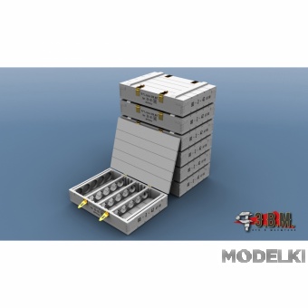1:35 Ящик снарядный 76 мм для пушки САУ Су-76 (3 шт.) - RS35097