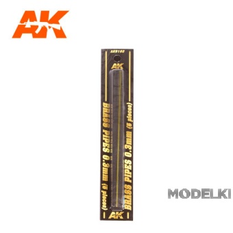 BRASS PIPES 0,3mm, 5 units - AK9102
