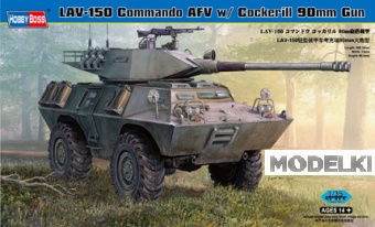1:35 Сборная модель LAV-150 Commando AFV w/ Cockerill 90mm Gun - 82422