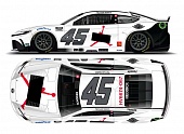1:64 Toyota Camry XSE #45 Tyler Reddick *Jordan Brand*, white/red/grey 2025 - C452565JORTK