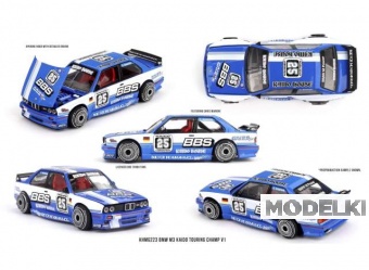 1:64 BMW M3 (E30) *Kaido Touring Chapm V1*, blue/white 1989 - MGTKHMG223