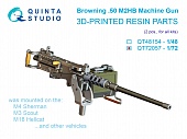 1:72 Авиационный пулемет Browning .50 M2HB, 2 шт (для всех моделей) - QT72057