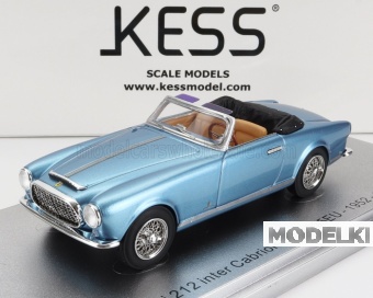 1:43 FERRARI 212 Inter Sn0235eu Cabriolet Open (1952), Light Blue Met - KE43056263