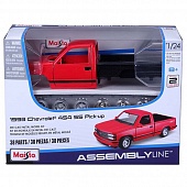 1:24 Сборная модель CHEVROLET 454 SS-Pick-up, red - 39239KIT-R