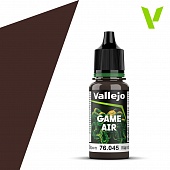Краска акриловая Game Air Коричневый обугленный / Charred Brown, 18мл - 76045
