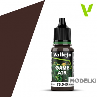 Краска акриловая Game Air Коричневый обугленный / Charred Brown, 18мл - 76045