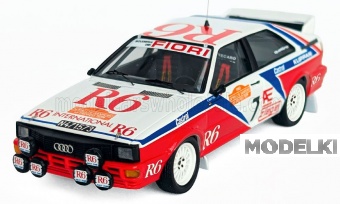 1:43 AUDI QUATTRO (night version) №7 Rally Sanremo  Franz Wittmann - Peter Diekmann (1982) - TFRRIT022
