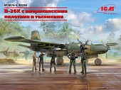 1:48 Сборная модель B-26K самолёт с американскими пилотами и техниками - 48280