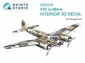 1:72 3D Декаль интерьера кабины Ju 88A-4 (Hasegawa) - QD72218