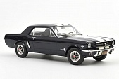 1:18 FORD Mustang Coupe Hard-Top (1965), blue/white - 182805