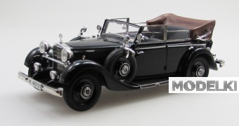 1:43 MERCEDES-BENZ 290 W18 cabriolet D top down (1933), black - EMEU43043G