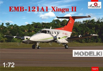 1:72 Сборная модель Бразильский самолет Embraer EMB 121A1 Xingu II (гражданская версия) - 72371