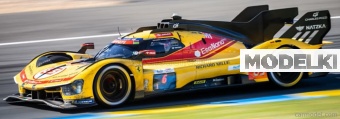 1:18 FERRARI 499P, №83 R.Kubica, P.Hanson, Y.Ye, 24 Hours of Le Mans (2026), yellow / red - P18283C-VET