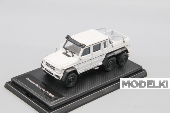1:64 MERCEDES-BENZ G63 6X6 AMG, белый - CHPM-G63