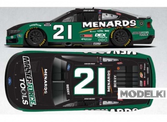 1:64 Ford Mustang #21 Josh Berry *Menards/Masterforce*, green/white 2025 - C212561MENJP