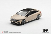 1:64 MERCEDES-BENZ EQS 53 Signature Kalahari (2025), gold magno - MGT01369-BL