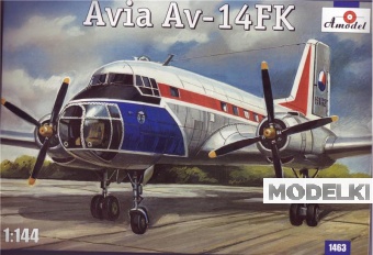 1:144 Сборная модель Чехословацкий самолет Avia Av-14FK - 1463
