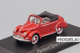1:43 PANHARD Dyna X Cabriolet 1951 Red - 451803
