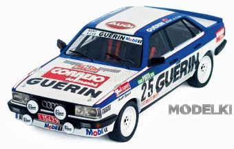 1:43 AUDI 80 QUATTRO (night version) №25 Rally Portugal (1985) Manuel Mello Breyner - Jose Lopes - TRFDSN388