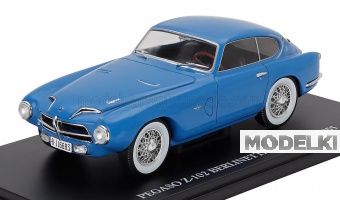 1:24 (Уценка!) PEGASO Z102 Berlinetta Touring (1955) - Con Vetrina - With Showcase, Blue - MX5ALA0088-Z1