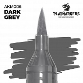 Маркер акриловый PLAYMARKER - Тёмно-серый / DARK GREY – PLAYMARKER - AKM006
