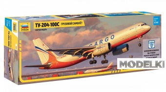 1:144 Сборная модель Грузовой самолет нового поколения Ту-204-100С - 7031