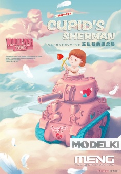 Сборная модель Cupid's Sherman (World War Toons) - WWV-003