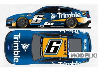 1:64 Ford Mustang #6 Brad Keselowski *Trimble*, blue/orange/white 2026 - CX62661TRIBW