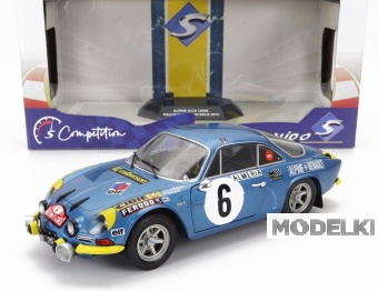 1:18 RENAULT Alpine A110 1600s (night Version) N6 Rally Montecarlo (1972) J.Candruet - P.Pagani, Blue Met - 1804207