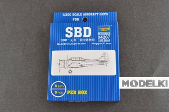 1:200 Сборная модель Американский самолет SBD - 04207
