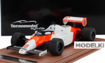 1:18 McLAREN F1 Mp4/1c №8 Usa Long Beach Gp Niki Lauda(1983), White Red - TM18-385B
