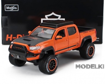 1:24 TOYOTA Tacoma Trd Pro Pick-up Harley Davidson (2023), Orange Black - 32275