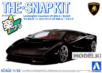 Сборная модель Lamborghini Countach LPI 800-4 (Black) - 06542