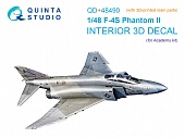 1:48 3D Декаль интерьера для F-4S Phantom II (Academy) (с 3D- печатными деталями) - QD+48490