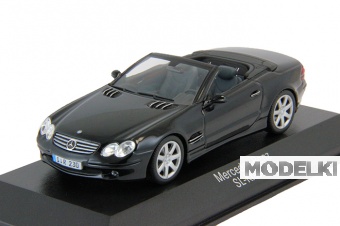 1:43 MERCEDES-BENZ SL R230 (2001), obsidian black