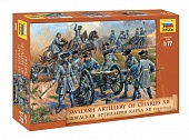 1:72 Сборная модель Шведская артиллерия Карла XII - 8066